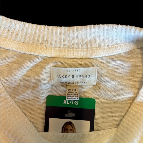 Lucky Brand Off-White Women's Sweater XL - Picture 2 of 9